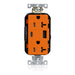 Leviton 20A Lev-Lok USB Tamper-Resistant Outlet Type A-C Orange (M58AC-O)