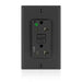 Leviton AFCI Duplex Receptacle Outlet Heavy-Duty Hospital Grade With Wall Plate Tamper-Resistant 20 Amp 125V Back Or Side Wire Black (AFTR2-HGE)