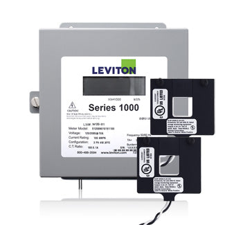 Leviton Series 1000 Submeter 120/240V 100A 1P/3W Indoor Kit With 2 Split Core Current Transformers (1K240-1W)