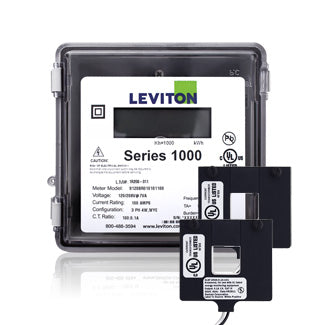 Leviton Series 1000 120/240V 100A 1P/3W Outdoor Kit With 2 Split Core Current Transformers (1O240-1W)