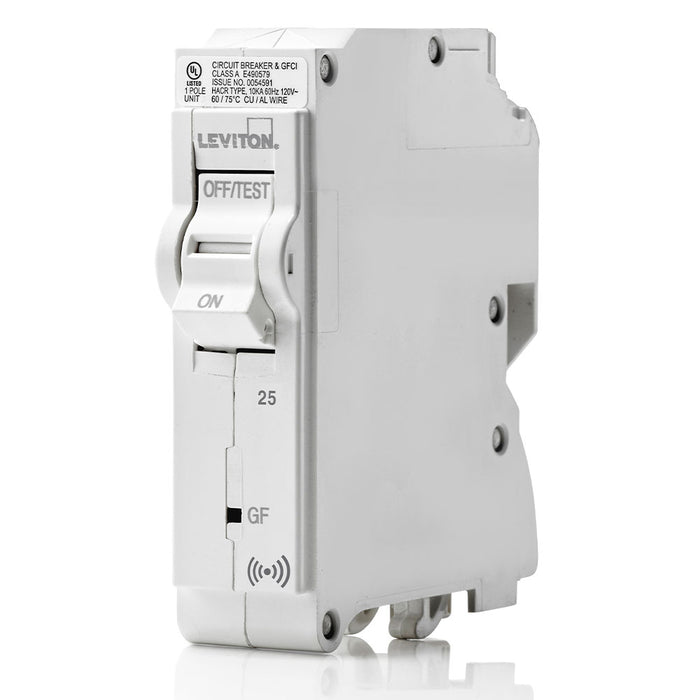 Leviton 25A 1-Pole GFCI Smart Breaker (LB125-GS)