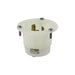 Leviton 3W Flanged Inlet Locking Receptacle Industrial Grade Non-Grounding White (2695)