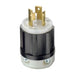 Leviton 30 Amp 125V NEMA L5-30P 2P 3W Locking Plug Industrial Grade Grounding Black-White (2611)