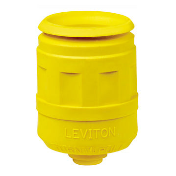 Leviton Boot For Locking Plug 20 Amp And 30 Amp 3-Wire Weather-Resistant Yellow (6031-Y)