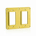 Leviton 2 GFCI/Decora Receptacle Cover Plate Yellow (3251-Y)