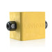 Leviton Portable Outlet Box Two-Gang Standard Depth Feed-Thru Style Cable Diameter 0.590 Inch - 1.000 Inch Yellow (3200F-2Y)