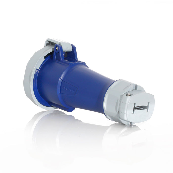 Leviton 30 Amp Pin And Sleeve Connector Blue (530C9WLEV)