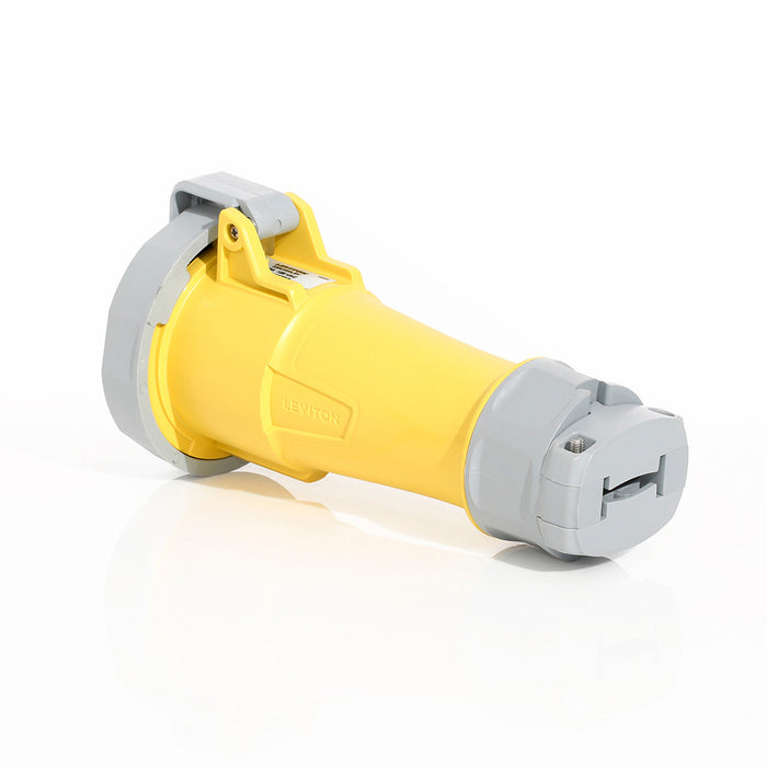 Leviton 30 Amp Pin And Sleeve Connector Yellow (330C4WLEV)