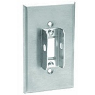 Leviton 302 Stainless Steel lockout Wall Plate With Tamper-Resistant Screws And Spanner Tool (84001-LOK)