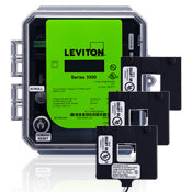 Leviton Modbus TCP/BACnet IP Outdoor Series 3500 Multi-Function Universal Voltage (208-480VAC) 3 Phase 3W/4W Meter Kits With Current Transformers (3OUMT-30M)