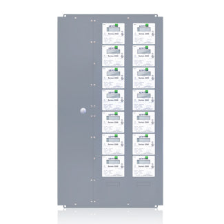 Leviton Series 2000 Submeter 14-Meter Extra-Large MMU Indoor Surface Mount Enclosure 208VAC 3P/4W Configured For Amperage Ratings Submeter Only (2X214-CFG)