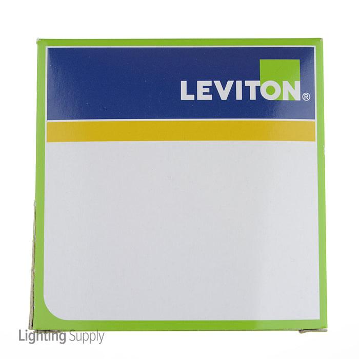 Leviton 4-in-1 Quadruplex Receptacle Outlet Heavy-Duty Industrial Spec Grade 15 Amp 125V Side Wire NEMA 5-15R 2-Pole 3-Wire Gray (1254-GY)