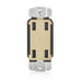 Leviton 4-Port USB Charger 4.2 Amp 25W 125V Ivory (USB4P-I)