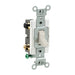 Leviton 15 Amp 120/277VAC Side Wired 4-Way Toggle Switch Light Almond (CS415-2T)