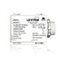 Leviton Levnet RF Wireless 5A Relay 1-10V Dimming Fixture Controller 1/2 Inch Threaded Nipple 100-277V 50/60Hz 902MHz Enocean (WSD05-9D0)