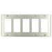 Leviton 5-Gang Decora/GFCI Device Decora Wall Plate/Faceplate Standard Size Brass Device Mount (84423-40)