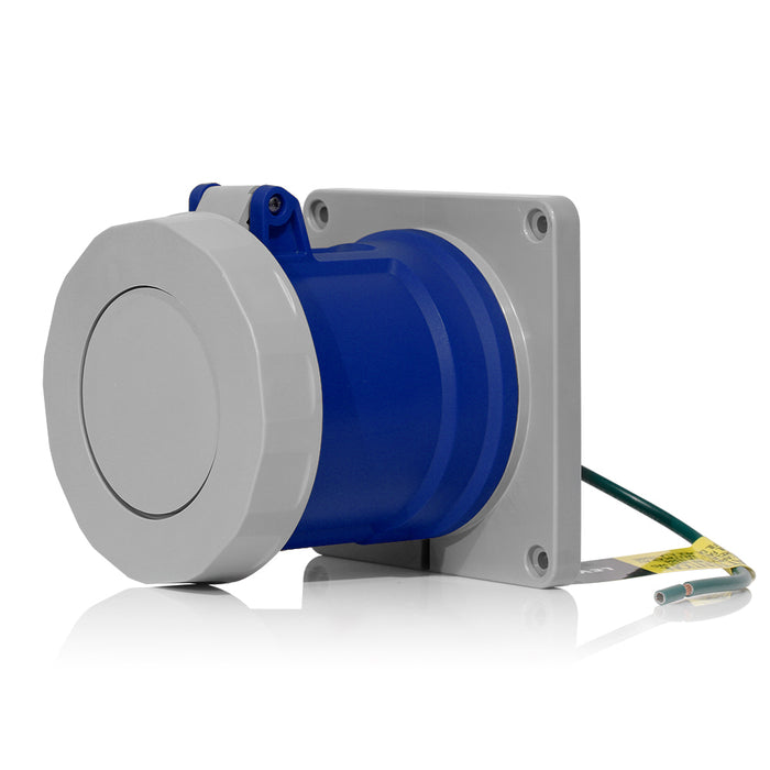 Leviton 60 Amp Pin And Sleeve Receptacle-Blue (560R9WLEV)