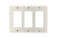 Leviton 3-Gang Decora/GFCI Device Decora Wall Plate/Faceplate Standard Size Aluminum Device Mount (83411)