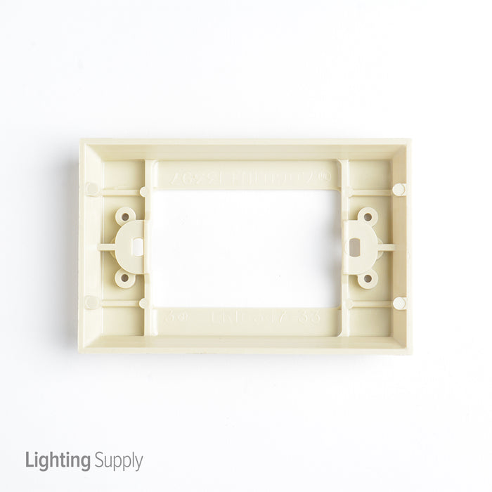 Leviton Shallow Wall Box extender For GFCI Ivory (6197-I)