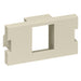 Leviton 1-Port MOS (Multimedia Outlet System) QuickPort Adapter 1 Unit High Ivory (41291-1MI)