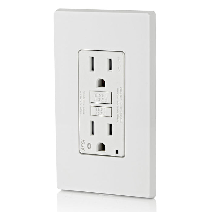 Leviton 15A AFCI With Bluetooth Connectivity (AFBL1-W)