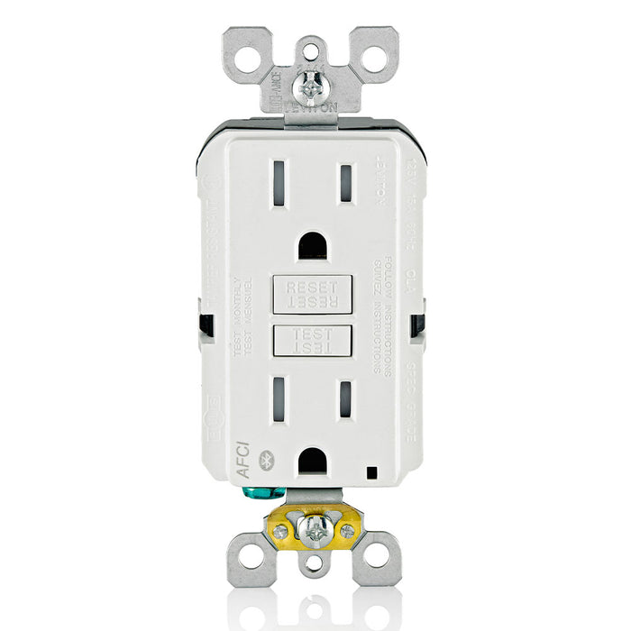 Meviton Leviton AFBL1-W 15A AFCI With Bluetooth Connectivity — Lighting Supply
