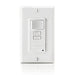 Leviton 15 Amp Switch 20 Amp Feed-Through 125V OBC AFCI With Switch Monochromatic Back And Side Wired Nylon Wall Plate/Faceplate White (AFSW1-W)