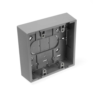 Leviton Surface-Mount Back Box Dual Gang 1.45 Inch Box Depth Gray (42777-2GB)