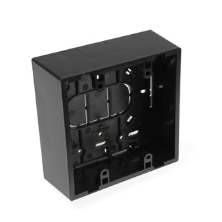 Leviton Surface-Mount Back Box Dual Gang 1.89 Inch Box Depth Black (42777-2EA)