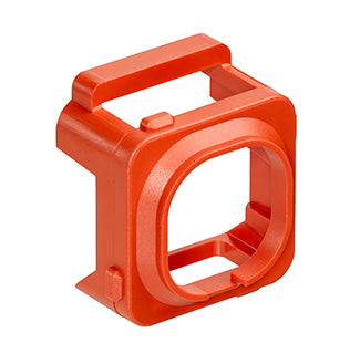 Leviton Connector Adapter Bezel For Retainer Wall Plates Orange Adapter Bezels Are Used For Installing (AB200-O)