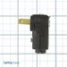 Leviton 15 Amp 125V 2-Pole 2-Wire non-polarized Angle Plug Black (101AN)