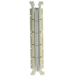 Leviton CAT5e 110-Style Wiring Block Wall-Mount Without Legs For C3 C4 Or C5 Connector Blocks (Clips) 50 Pair (41DW1-50)