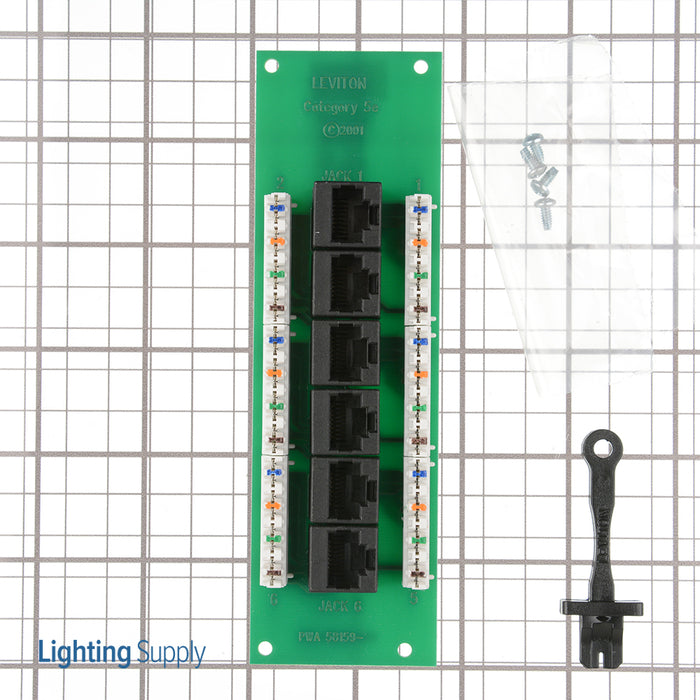 Leviton CAT5e Voice And Data Expansion Board (47603-C5)