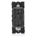 Leviton Combination Duplex Receptacle/Outlet And USB Charger 15 Amp 125V Renu Tamper-Resistant Receptacle/Outlet NEMA 5-15R Onyx Black (RUAA1-OB)