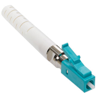 Leviton Fast-Cure LC Fiber Optic Connector Aqua OM3/4 (Laser Optimized Multimode) For 2mm Or 3mm Application (49990-LL2)