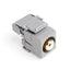 Leviton RCA 110-Termination QuickPort Connector White Connector Gray Housing (40735-RWG)