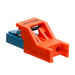 Leviton Secure Keyed LC Anaerobic Adhesive Duplex Connector Keyed Color Is Orange Use With Multimode Or Single-Mode Fiber Type Applications (4999K-OLC)