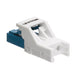 Leviton Secure Keyed LC Anaerobic Adhesive Duplex Connector Keyed Color Is White Use With Multimode Or Single-Mode Fiber Type Applications (4999K-WLC)