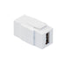 Leviton USB Feedthrough QuickPort Connector White Housing (40835-W)