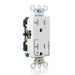 Leviton Decora Plus Duplex Receptacle Outlet Heavy-Duty Industrial Spec Grade Split-Circuit One Outlet Marked Controlled White (TDR20-S1W)