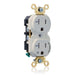 Leviton Duplex Receptacle Outlet Extra Heavy-Duty Industrial Spec Grade Split-Circuit One Outlet Marked Controlled 20A/125V Back Or Side Wire Light Almond (5362-1PT)