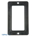 Leviton Cover Plate Standard 1-Gang Thermoplastic GFCI/Decora Receptacles Black (3060-E)