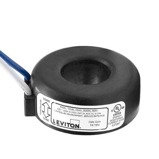 Leviton Current Transformer 200A Solid Core 333mV .75 Inch Opening .2 Percent Accuracy (CDV02-K17)