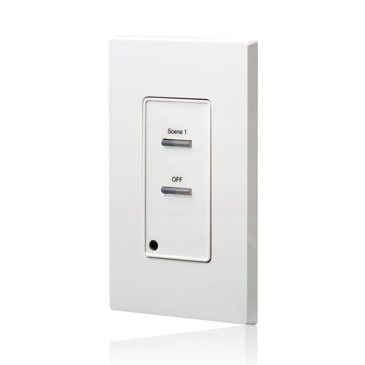 Leviton Dimensions D4200 Remote Station For Commercial Lighting Control System 1 Screen Off (D42P1-W)