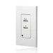 Leviton Dimensions D4200 Remote Station For Commercial Lighting Control System 1 Screen Off (D42P1-W)