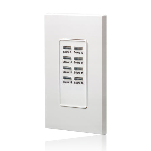 Leviton Dimensions Commercial Lighting Control System Scene 9 Through 16 Station White (D42P9-16W)