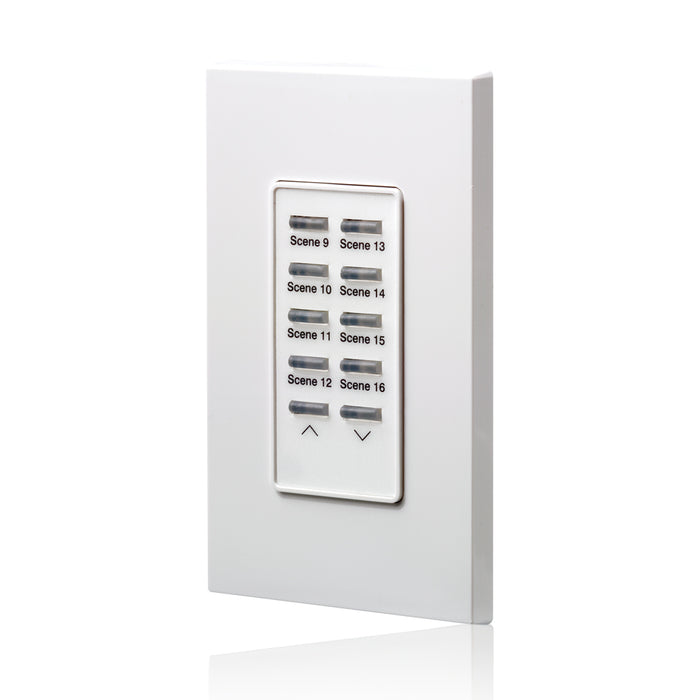 Leviton Dimensions Commercial Lighting Control System Scene 9 Through 16 Station Raise Lower Station White (D42P9-RLW)