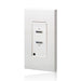 Leviton Dimensions Commercial Lighting Control System Raise/Lower Station White (D42RL-W)