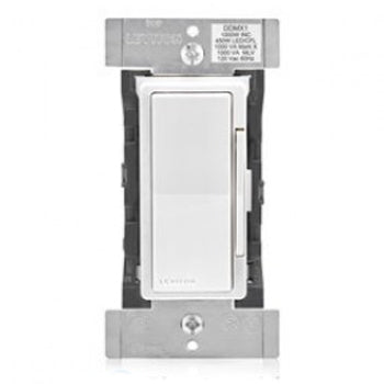 Leviton Decora Digital Electronic Low Voltage Dimmable LED/Compact Fluorescent Rocker-Slide Dimmer 600VA-120VAC Electronic Low Voltage 300W-12 (DDE06-BLZ)