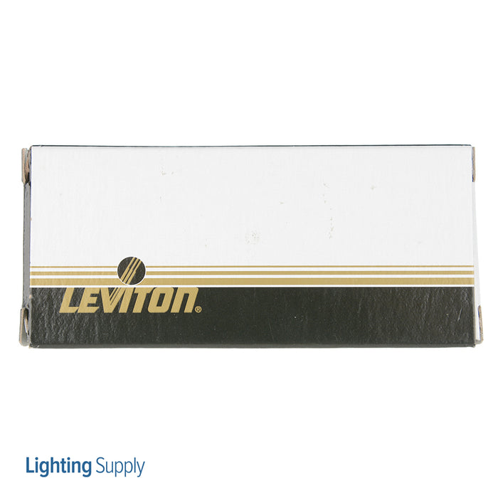 Leviton Decora Plus Duplex Receptacle Outlet Commercial Spec Grade Dual Voltage Smooth Face 15 Amp 125/250V Back Or Side Wire White (16292-W)